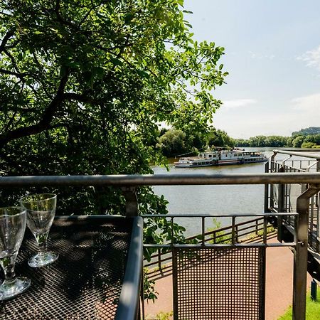 Weserwohnung - Bootshaus Urlaub Am Wasser Hamelin Dış mekan fotoğraf